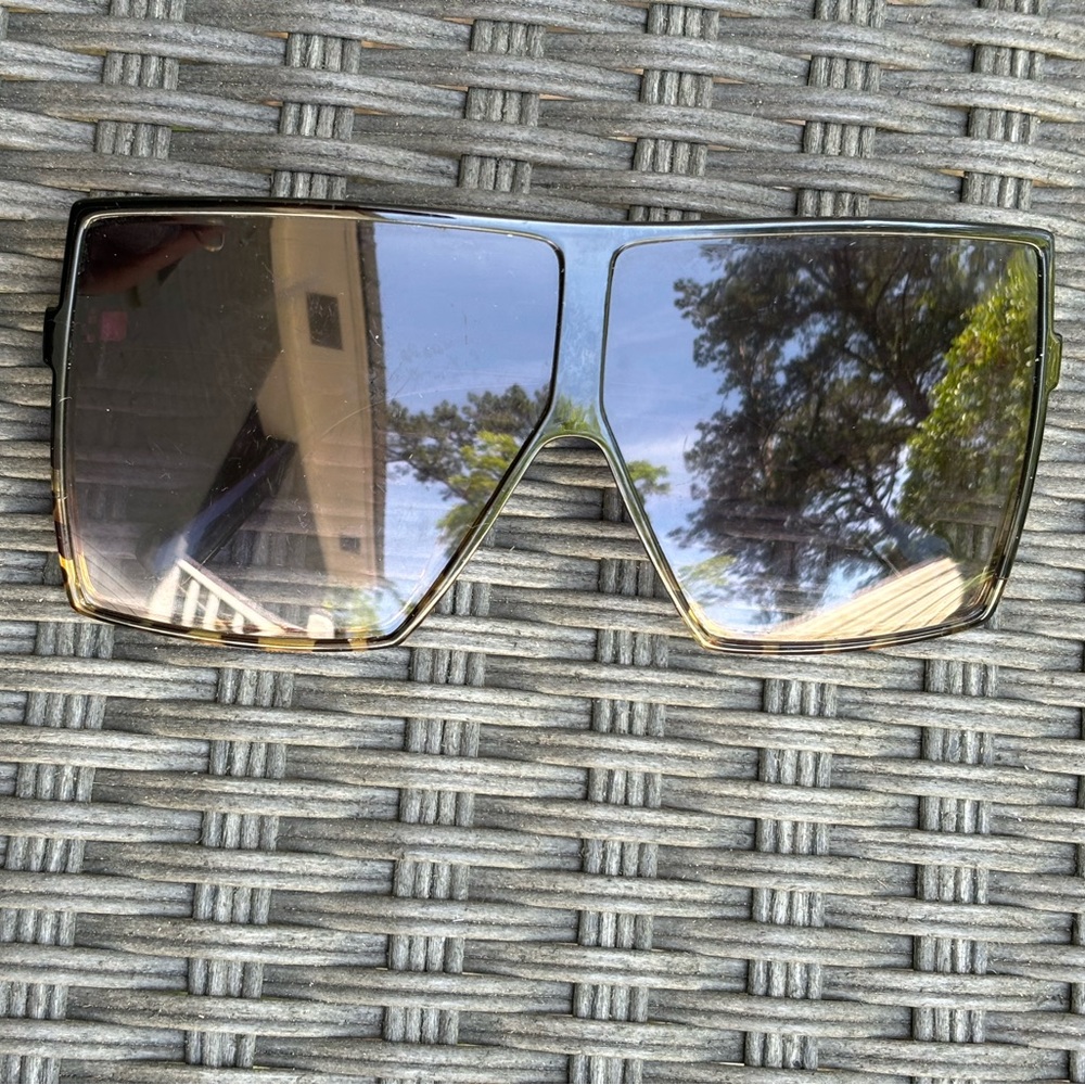 Black Gradient Oversized Sunglasses